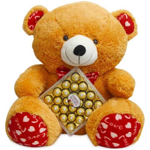 26 Inch Teddy and Ferrero Rocher